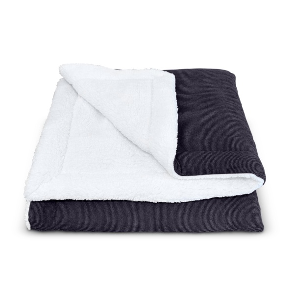 Personalised Dog Blanket - Luxury Black Corduroy